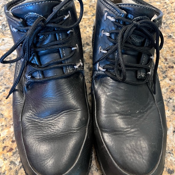 Timberland Men’s vintage‎ Leather Black Moc Boot Shoe Size 12 main image 8